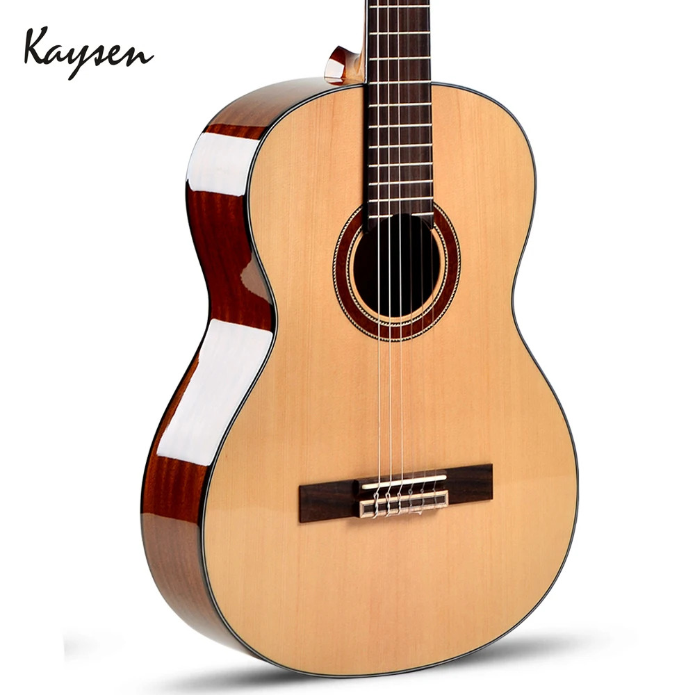 Kaysen 36 дюймов классика гитара высокого класса из цельной древесины 6 струн шпон