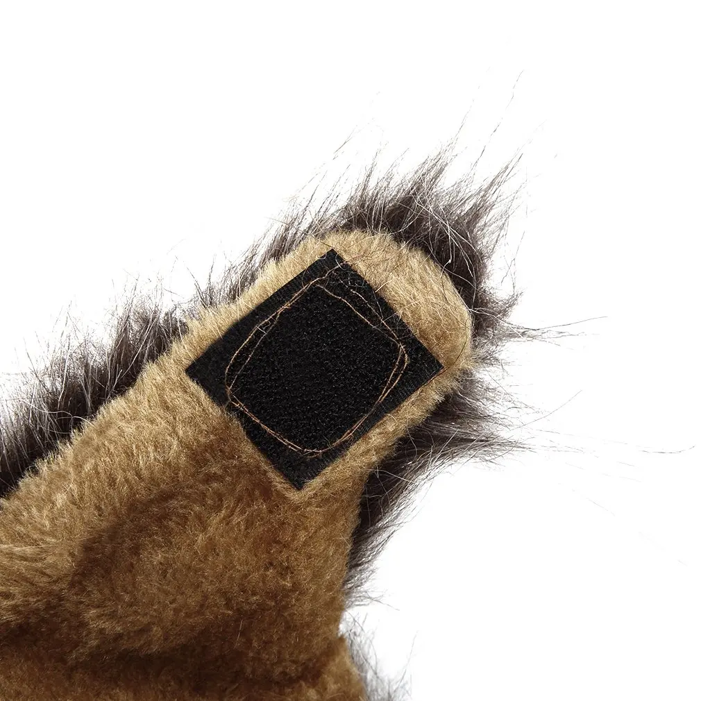 

1Pcs New Pet Cat Dog Wig Emulation Lion Hair Mane Ears Head Cap Autumn Winter Dress Up Costume Muffler Scarf