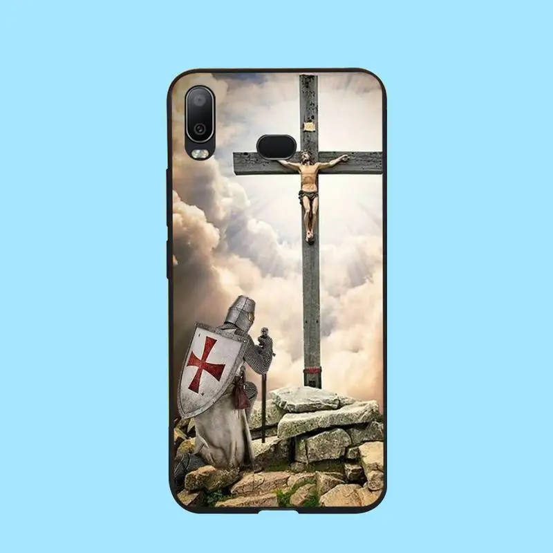 Роскошный чехол для телефона PENGHUWAN Knight Templar DIY Samsung A10 A20 A30 A40 A50 A70 A71 A51 A6 A8 2018 |