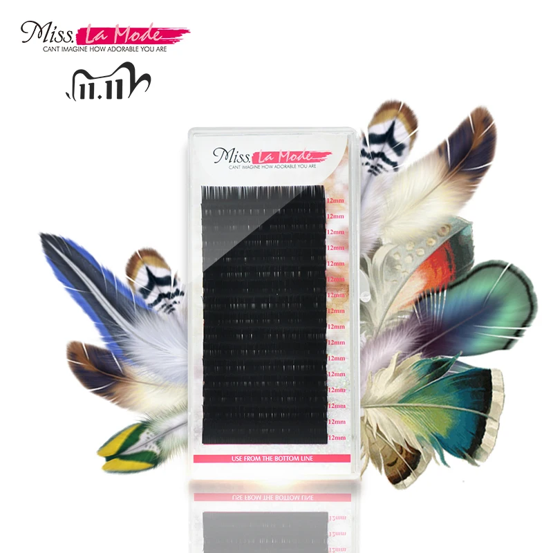 Misslamode 16 рядов искусственные профессиональные норковые ресницы материалы для