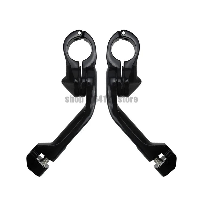 Universal Long Angled Highway Footpeg Mount Crash Bar Clamp Foot Peg For Harley Sportster Touring Dyna Super Glide FXD Softail | Автомобили