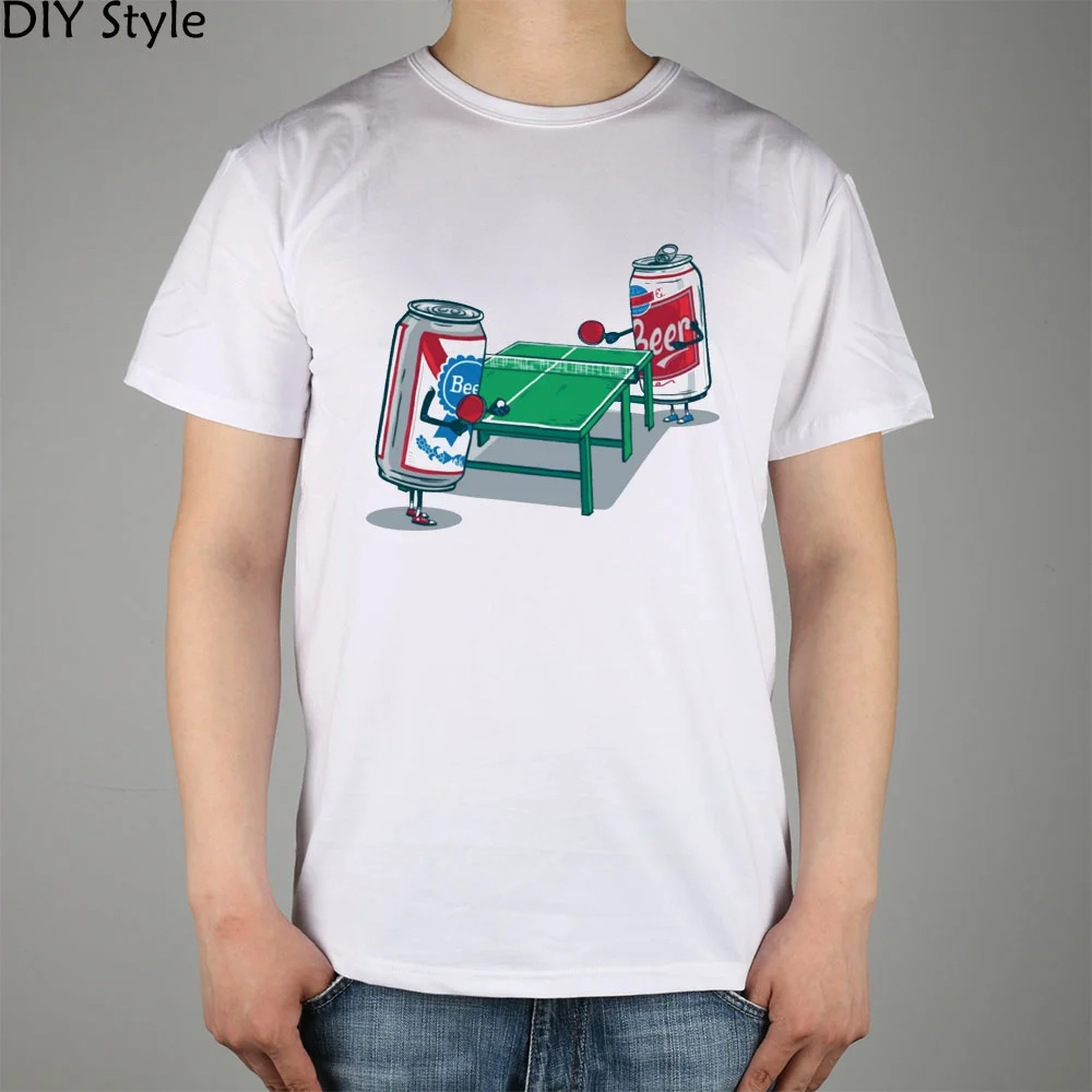 Забавные Bl стол для пинг понга пива короткий рукав Футболка хлопковый топ Для