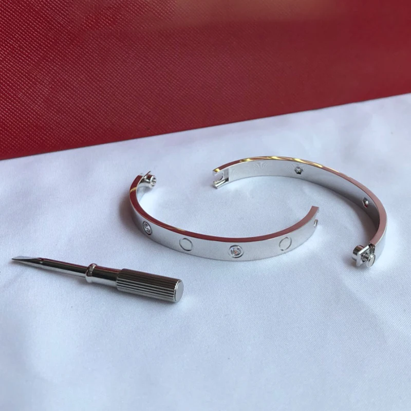 

Винтовой браслет из нержавеющей стали высокого качества для женщин и мужчин, подарок