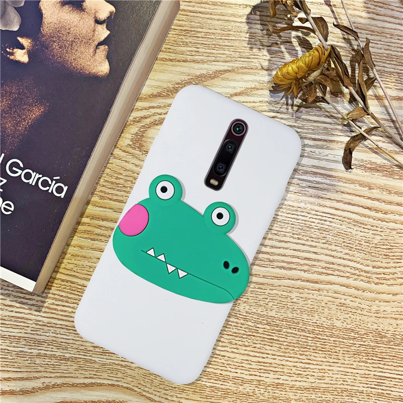 19 Силиконовый чехол-держатель для телефона с рисунком для Xiao mi Red mi K20 mi 9 T, милые чехлы-подставки для девочек, Матовая оболочка для Red mi K20 Pro mi 9T Pro - Цвет: 19