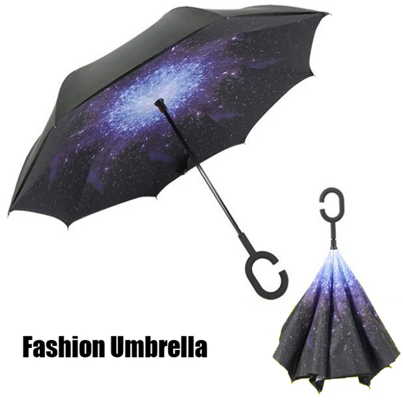 Ветрозащитный складной зонт для мужчин и женщин с ручкой от солнца дождя