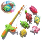 Детские интерактивные игрушки для рыбалки, 7 шт.компл.