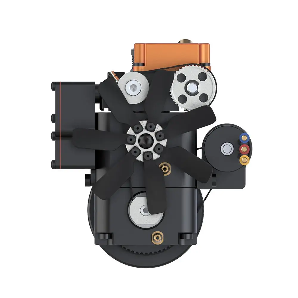 Одноцилиндровый четырехтактный механический метаноловый двигатель Toyan модель с