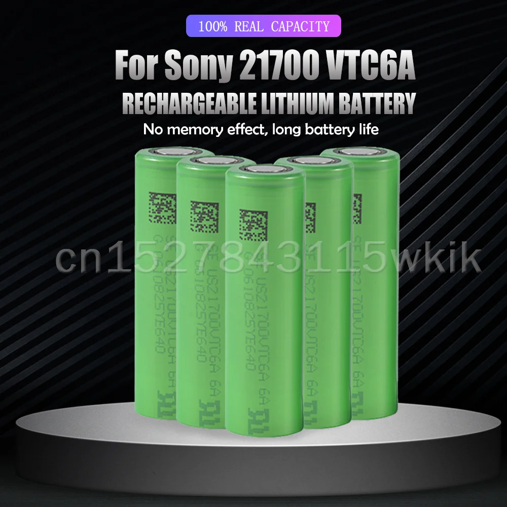 100% Оригинальный SONY 21700 VTC6A 3 7 в 4000 мАч 30A разрядный литиевый перезаряжаемый