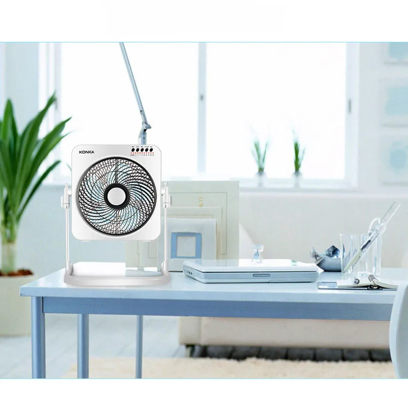 Бытовой электрический вентилятор напольный с дистанционным управлением