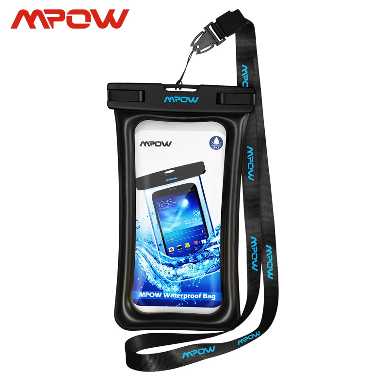 Mpow PA077 плавающий IPX8 водонепроницаемый чехол-сумка Универсальный 6,5 ''чехол для телефона для плавания и фотосъемки под водой для iPhone samsung huawei