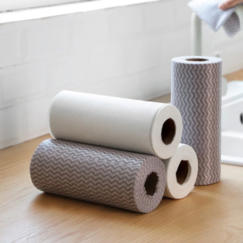 Нетканая салфетка для мытья кухни 50/шт./упак. одноразовые салфетки посуды | Дом и