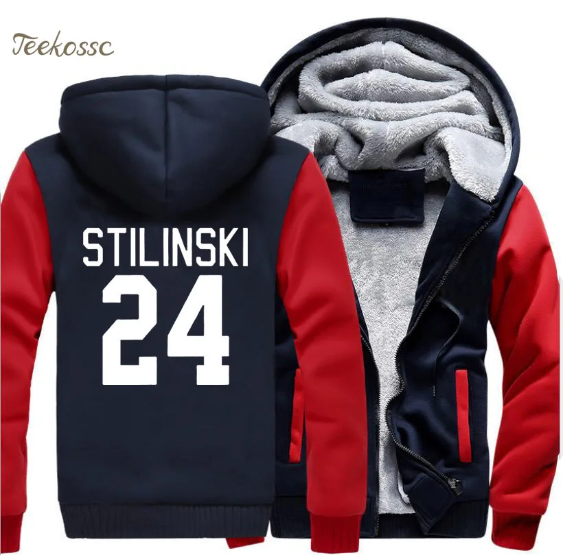 Wolf Stilinski 24 Для мужчин Толстовка 2021 новый зимний теплый толстый флис на молнии