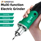 Мини-дрель Tungfull Dremel, Гравировальный набор с регулируемой скоростью, электрическая дрель сделай сам, электрические инструменты 480 Вт, полировка