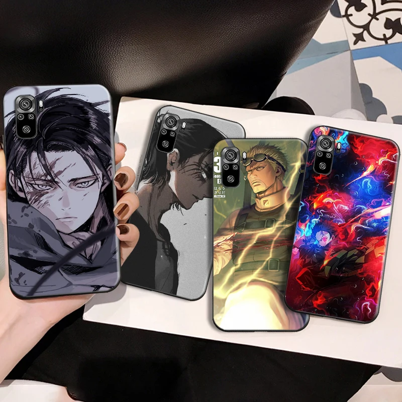 

Anime Japanese Allen Attack On Titan Phone Case For Xiaomi Redmi Note 1010 Pro 10S 10T 5G 10X 4G 5G 10X Pro 5G Hard Soft TPU
