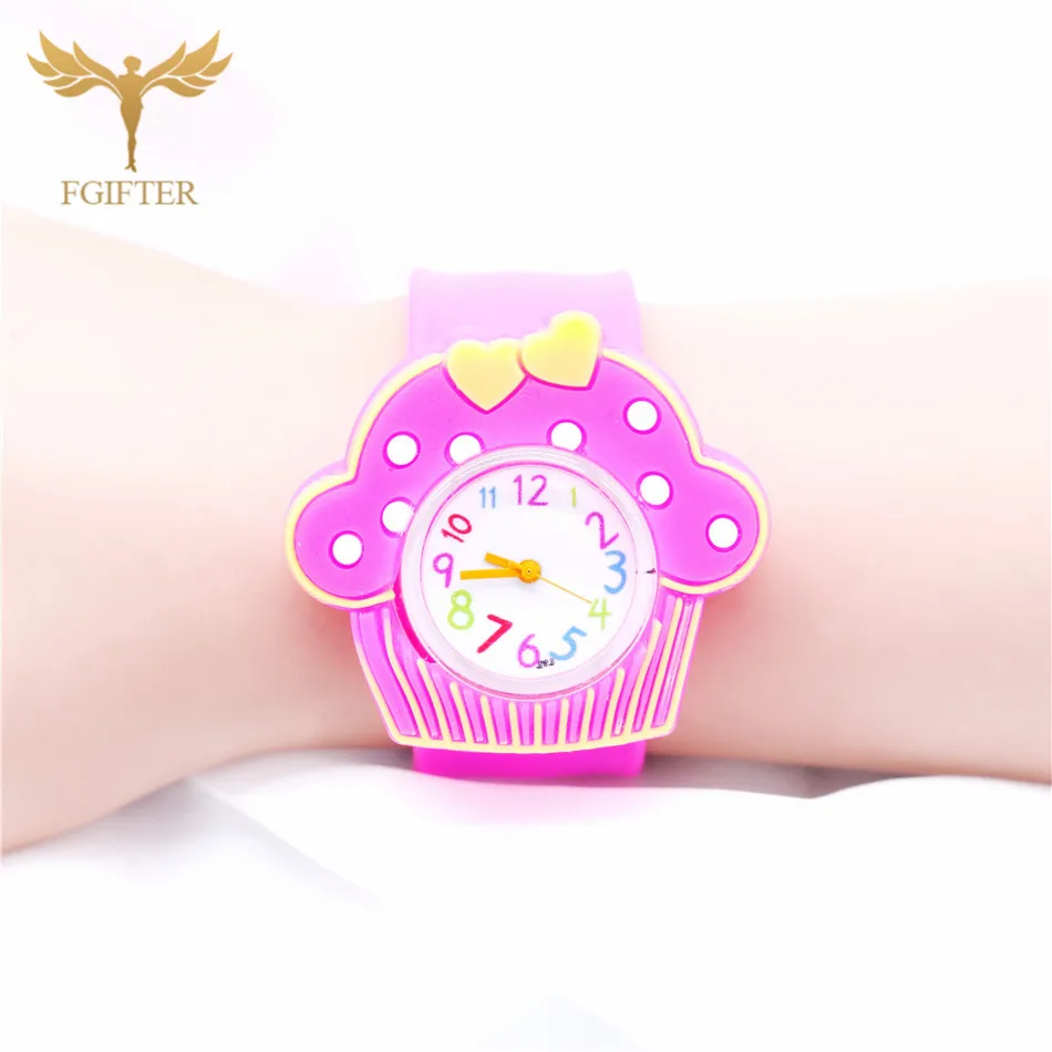 house Watches Мультфильм Принцесса часы для девочек розовый Relojes резиновые часы милый ребенок подарки игрушки детские часы - Color: house Watches