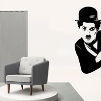 beauty chaplin wall sticker removable wall stickers diy wallpaper for baby kids rooms decor diy pvc home decoration accessories