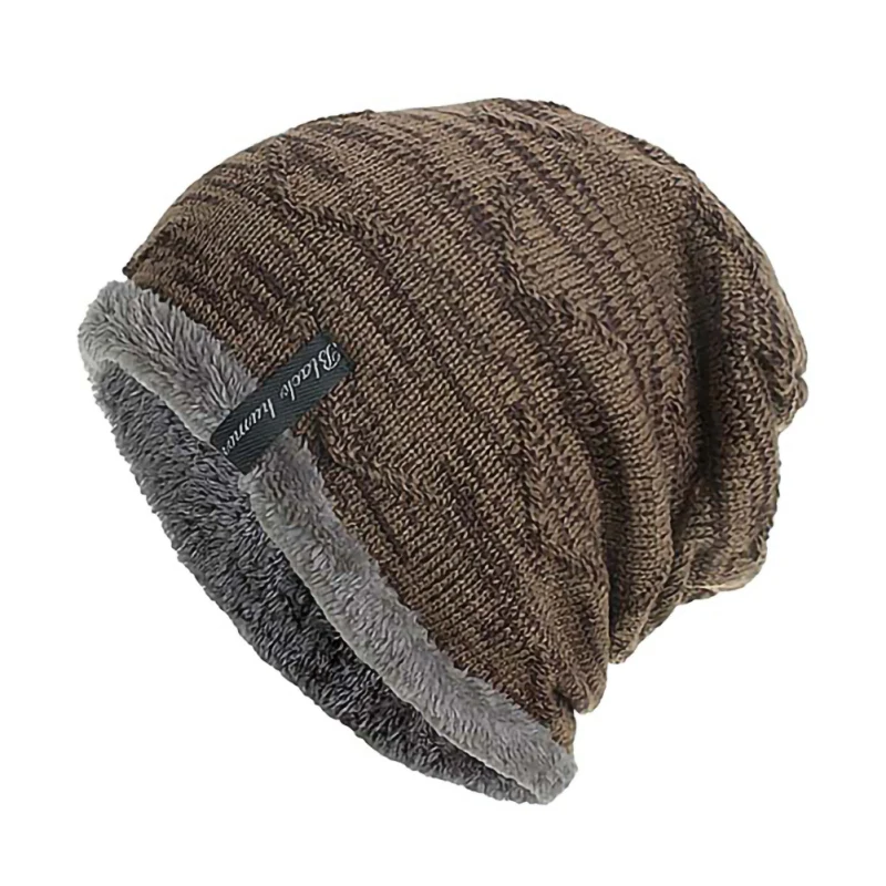Мужская и женская зимняя флисовая шапка толстая теплая мягкая ветрозащитная