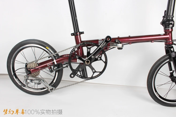 Fnhon FCG1609 складной велосипед 16 дюймов Minivelo CR-MO сталь V тормоз 9 скоростей городской Commuter велосипед для Shimano Shift ретро досуг BMX