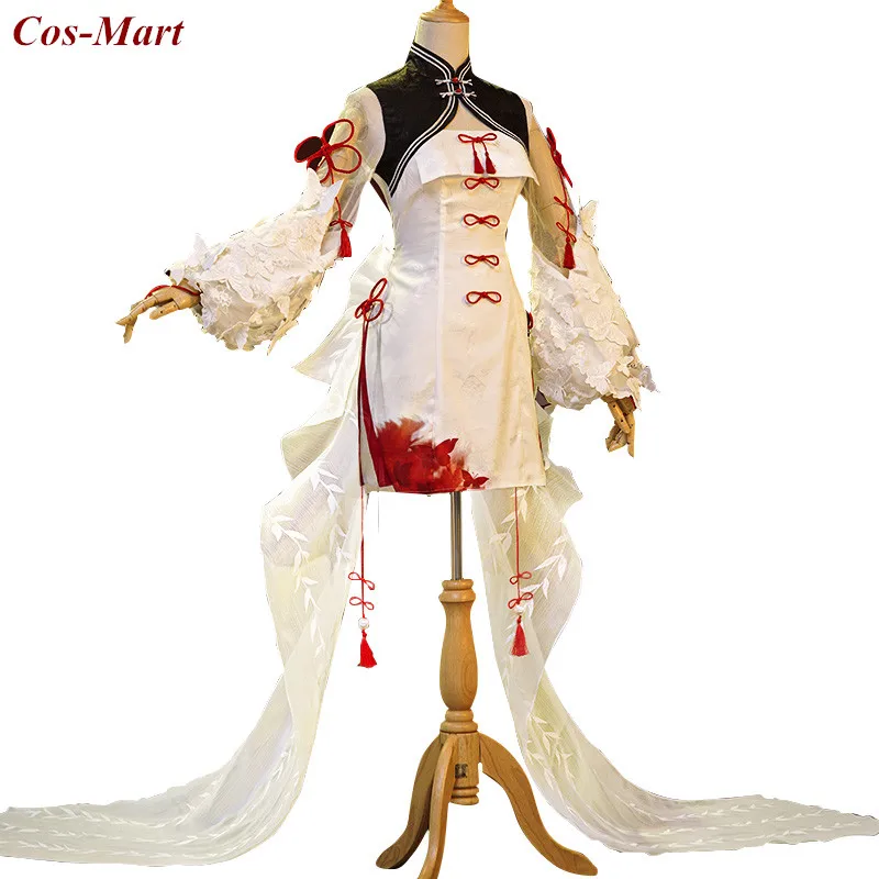 

Game Onmyoji Shiranui Cosplay Costume Fashion Chinese Style Cheongsam SSR MoDuQiMeng Skin Female Party Role Play Clothing S-L