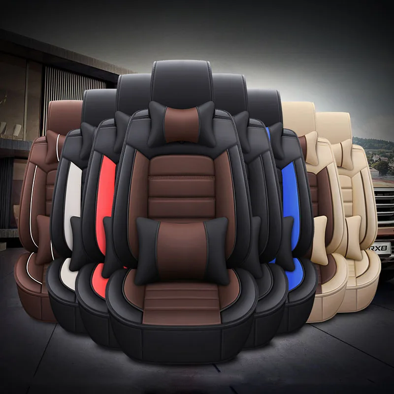 

Car Seat Cover for Mazda 2 Mazda 3 Mazda 6 Mazda CX3 Mazda CX5 CX7 PU Leather Front & Rear Universal Car Cushion Car Accessories