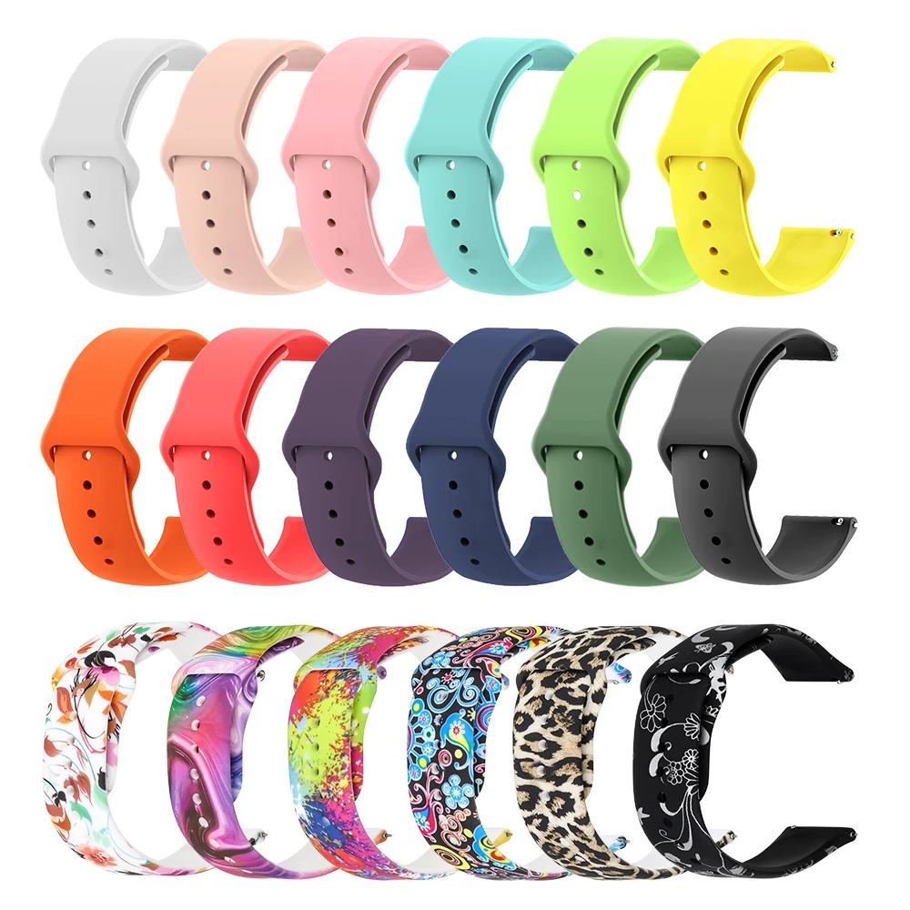 

18mm 20mm 22mm Strap for Huawei Amazfit GTS GTR 3 Pro 2 2E 2 Mini Band Bracelet for Samsung Galaxy Watch 3 Active 2 Watchband