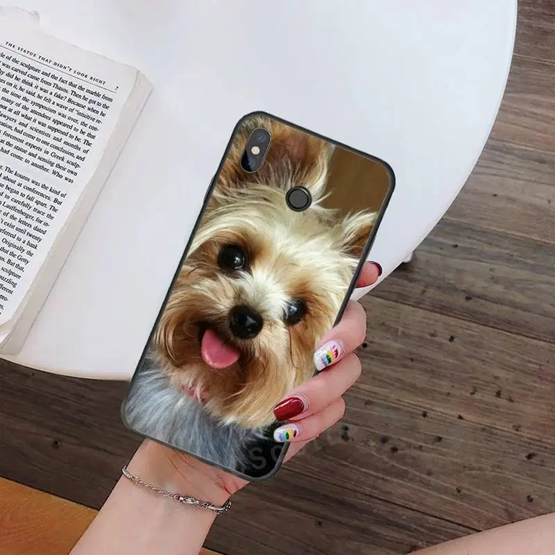 

Yorkshire Terrier dog cute cartoon Phone Case For Xiaomi Redmi note 7 8 9 t max3 s 10 pro lite Luxury brand shell funda coque