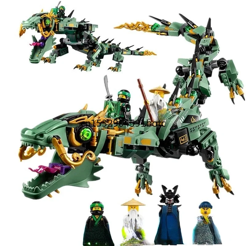 

592 шт., Детский конструктор «Ниндзяго»