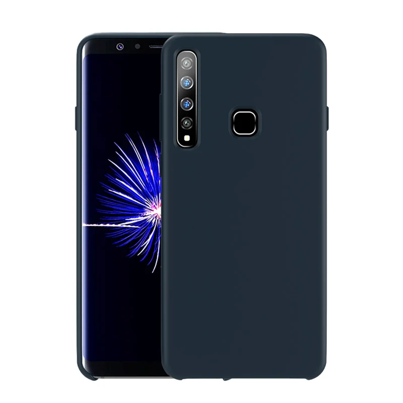 Для samsung A9 чехол мягкий жидкий силиконовый чехол для samsung Galaxy A9 A9s A920 A920F A9 Star Pro Чехол - Цвет: Dark Blue