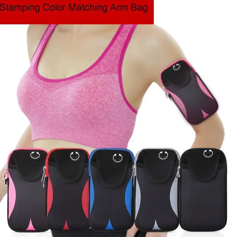 

Running Sports Phone Case Arm band For iPhone 11 Pro Max X XR 6 7 8 Plus Samsung Note 10 S10 P30 GYM Armbands 6.5" Airpods pouch