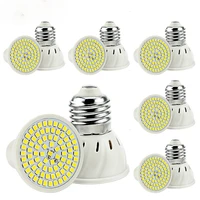 6pcs led gu10 spotlight bulb corn lamp mr16 spot light bulb led gu5 3 smd2835 b22 e27 bombillas led e14 focos 220v led maison