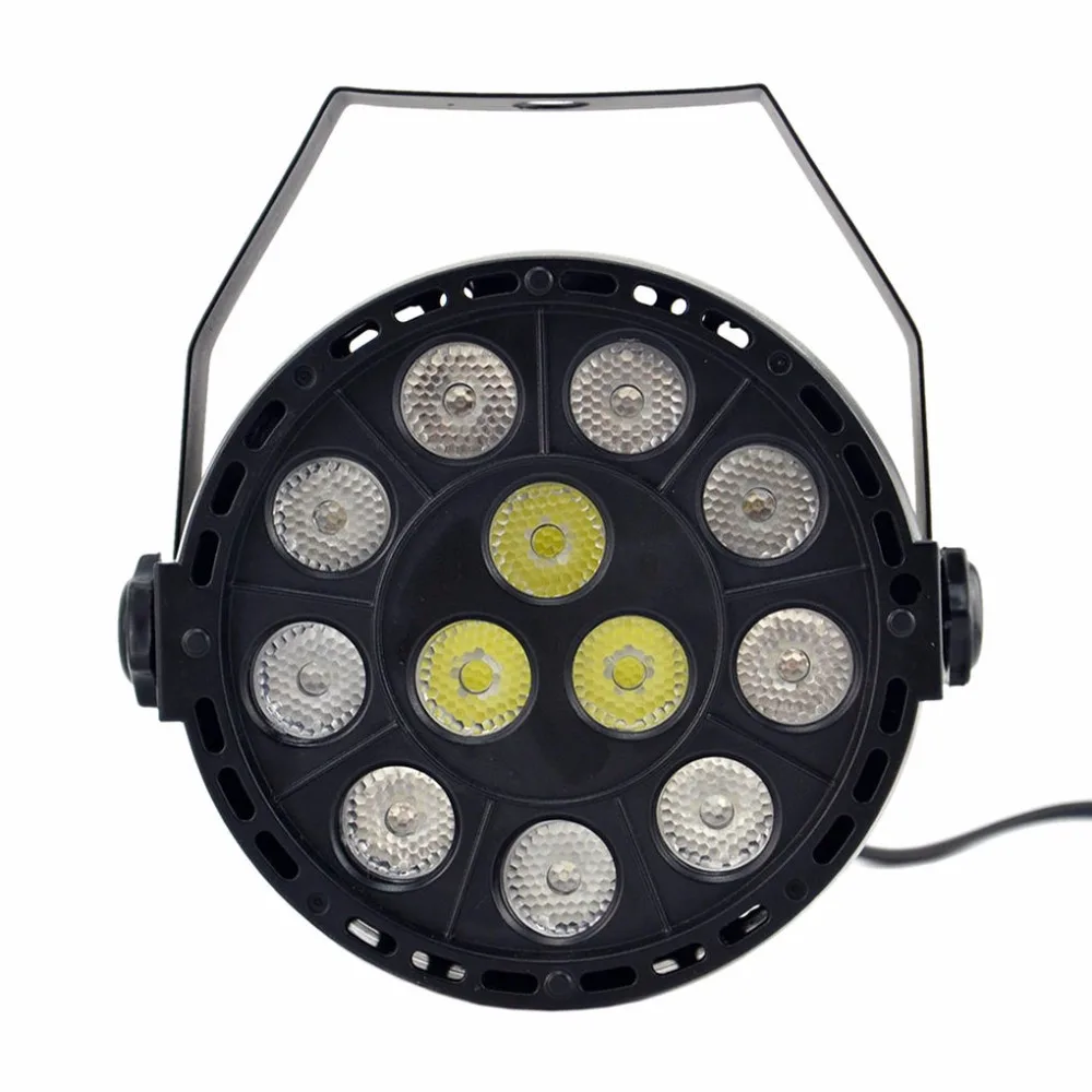 Миниатюрный красный зеленый стробоскоп с 12 узорами светодиодов Par 8CH DMX LCD DJ для