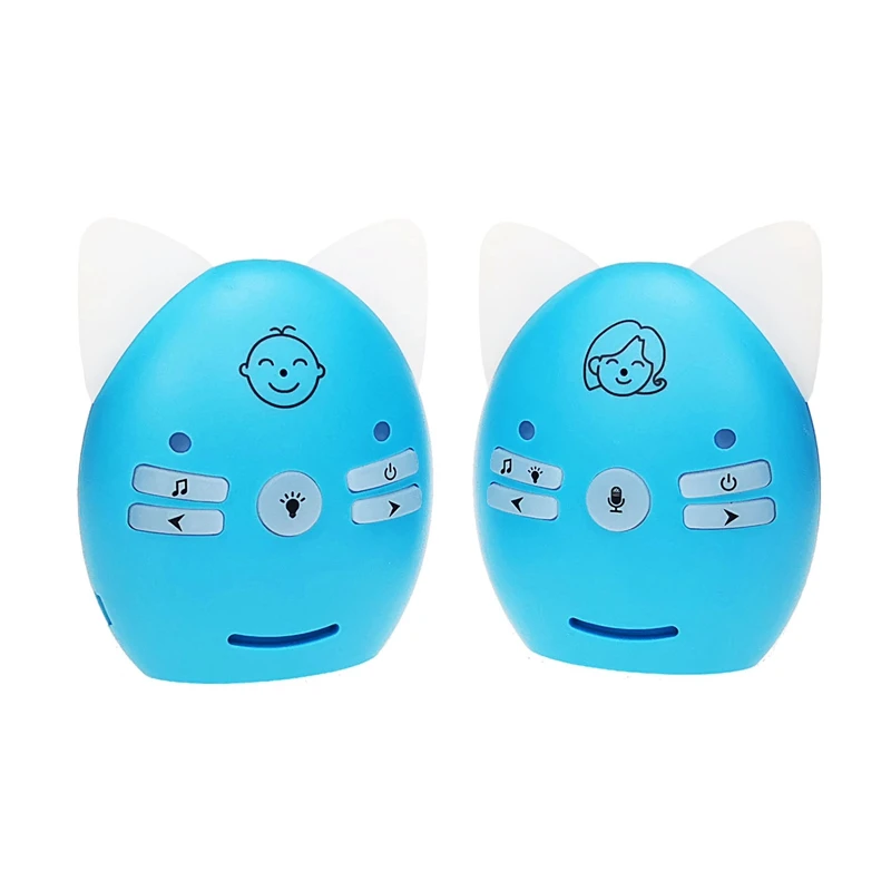 

Portable Smart Wireless Baby Monitor Built-in Night Light Lullabies Two-Way Voice Intercom Sound Reminder Alarm