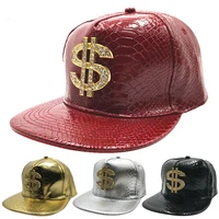 men caps flat hat hip hop snapback skull rivet baseball cap street dance cap trendy mens and womens flat hat