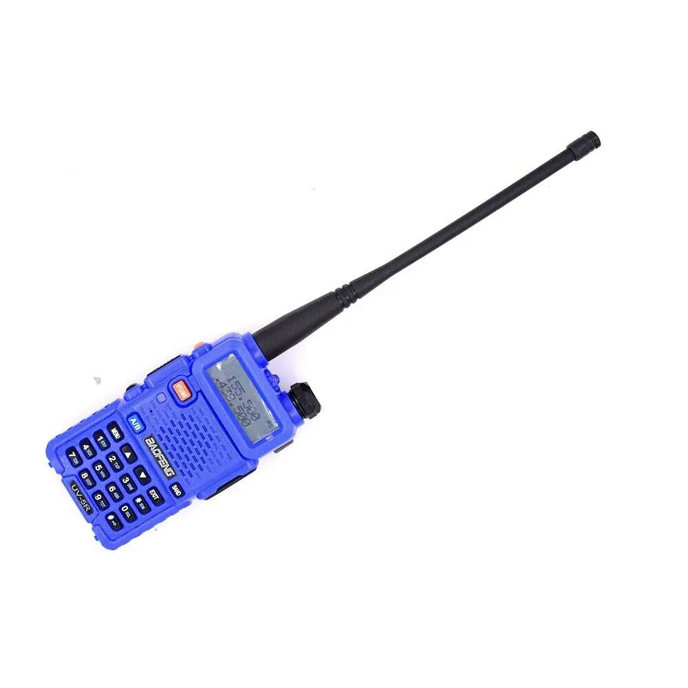 

Baofeng UV-5R HAM Transeiver Blue LCD Display Dual Display Dual Standby Keyboard Wireless Radio Communicaiton