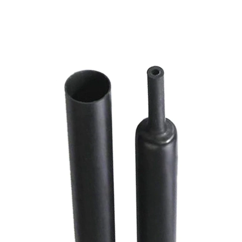 2х черная термоусадочная трубка электрический кабель/провод обертка 20 мм 1 м и 25