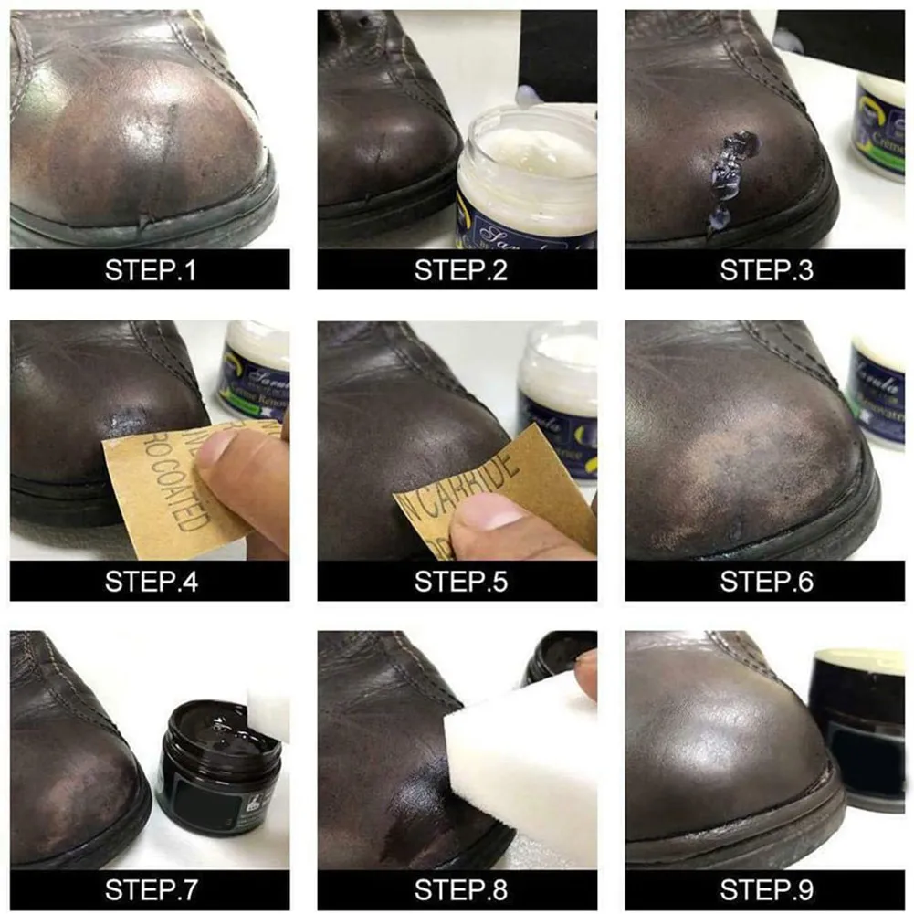 

50ml Car Seat Sofa Bag Leather Repair Cream Color Renew Balm Coloring Agent