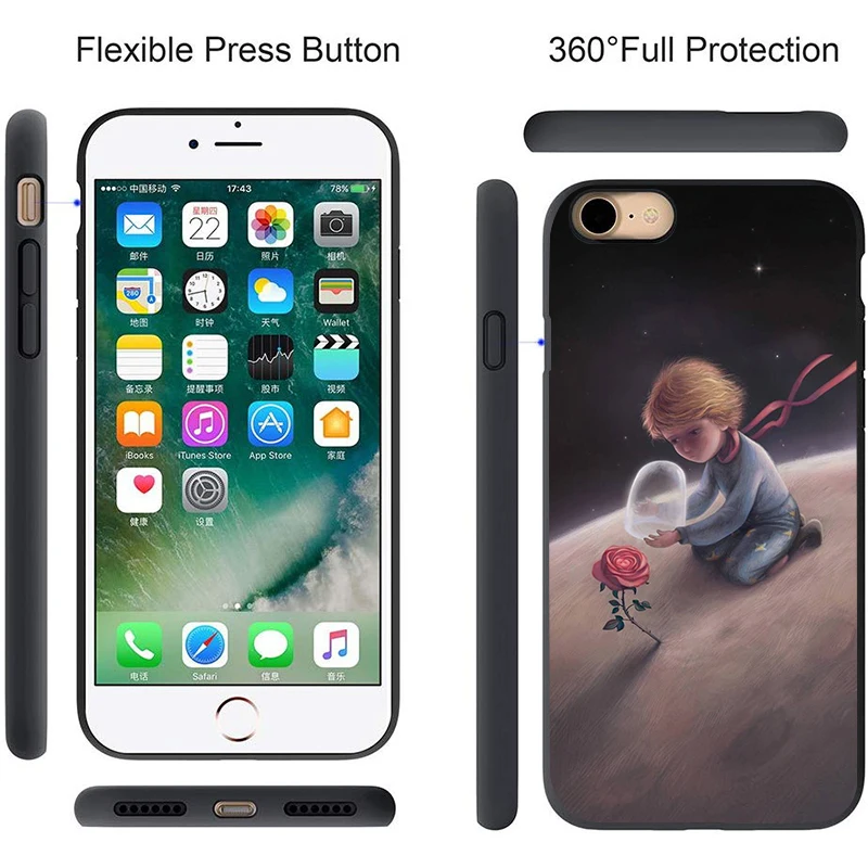 le petit prince phone case for iPhone 11 Pro Max X XS XR 8 7 6 5 s Plus Silicone TPU drop resistance Cover Coque | Мобильные