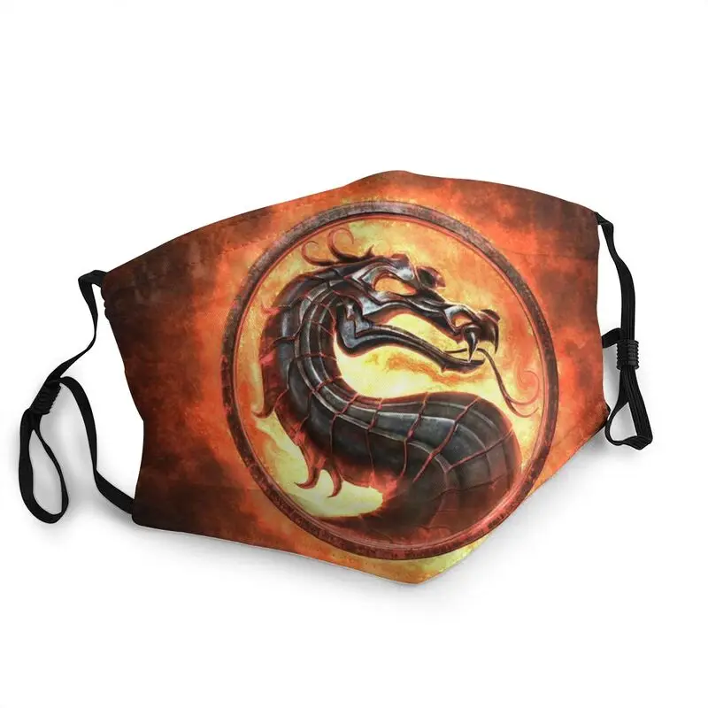 

Fighting Game Mortal Kombat Mask Reusable Face Mask Scorpion Sub Zero Warrior Anti Dust Protection Cover Respirator Mouth-Muffle