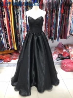 lp dql studio real pictures black red green evening dresses long prom gowns zipper back