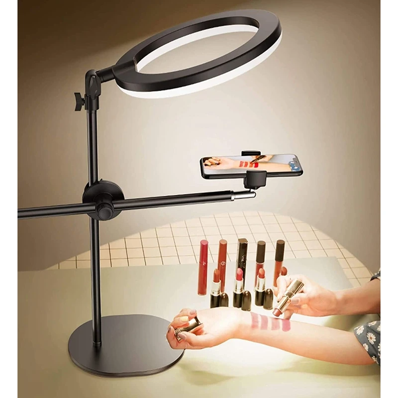 

Adjustable Desktop Monopod Bracket, Flexible 360 degreeRotating Phone Bracket Holder, Photography Props