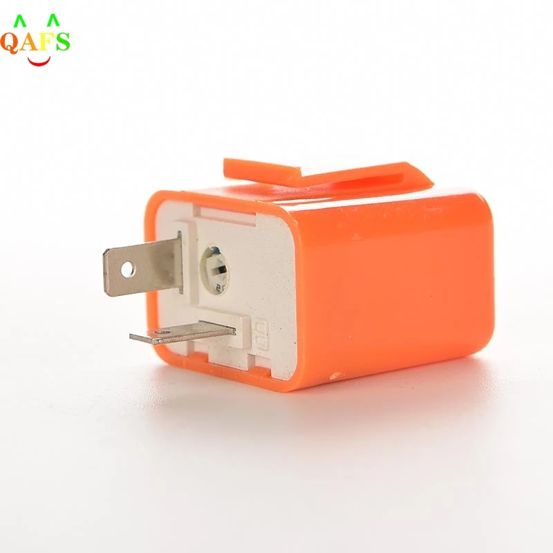 

2 Pins 50C/m-200C/m Motor LED Flasher Relay Fix 12V Flash Speed Adjustable Motorcycle Turn Light Signal Indicator Resistor