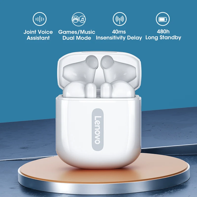 Original Lenovo XT90 TWS Wireless Earphone Bluetooth5.0 Dual Stereo Noise Reduction Bass Touch Control Long Standby Headphones |