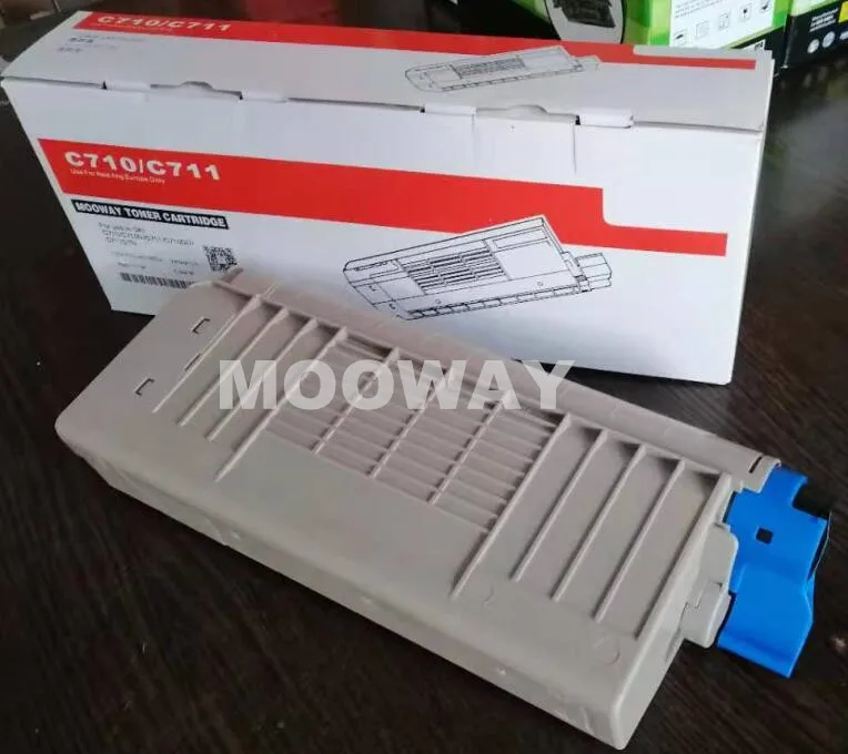 Совместимый белый тонер-картридж для OKI C711wt C710 C711 ЕС Азиатский США Белый тонер-картридж