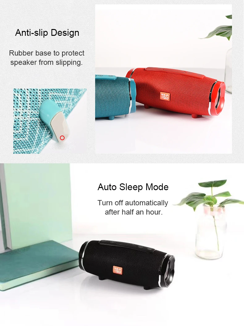 Уличная Bluetooth-колонка 20 Вт сабвуфер динамик TWS водонепроницаемый портативный