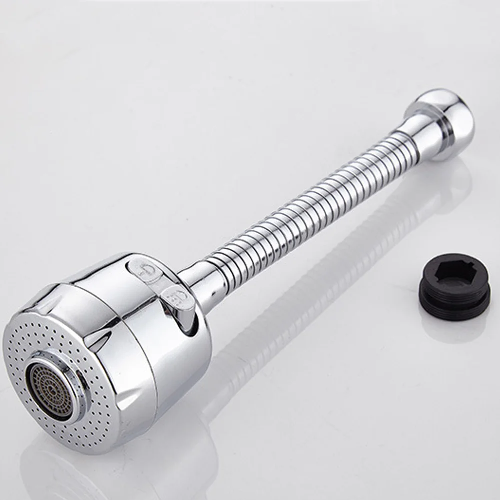 

360 Degree Flexible Nozzle Spout Water Saving Kitchen Sink Tap Faucet Extender