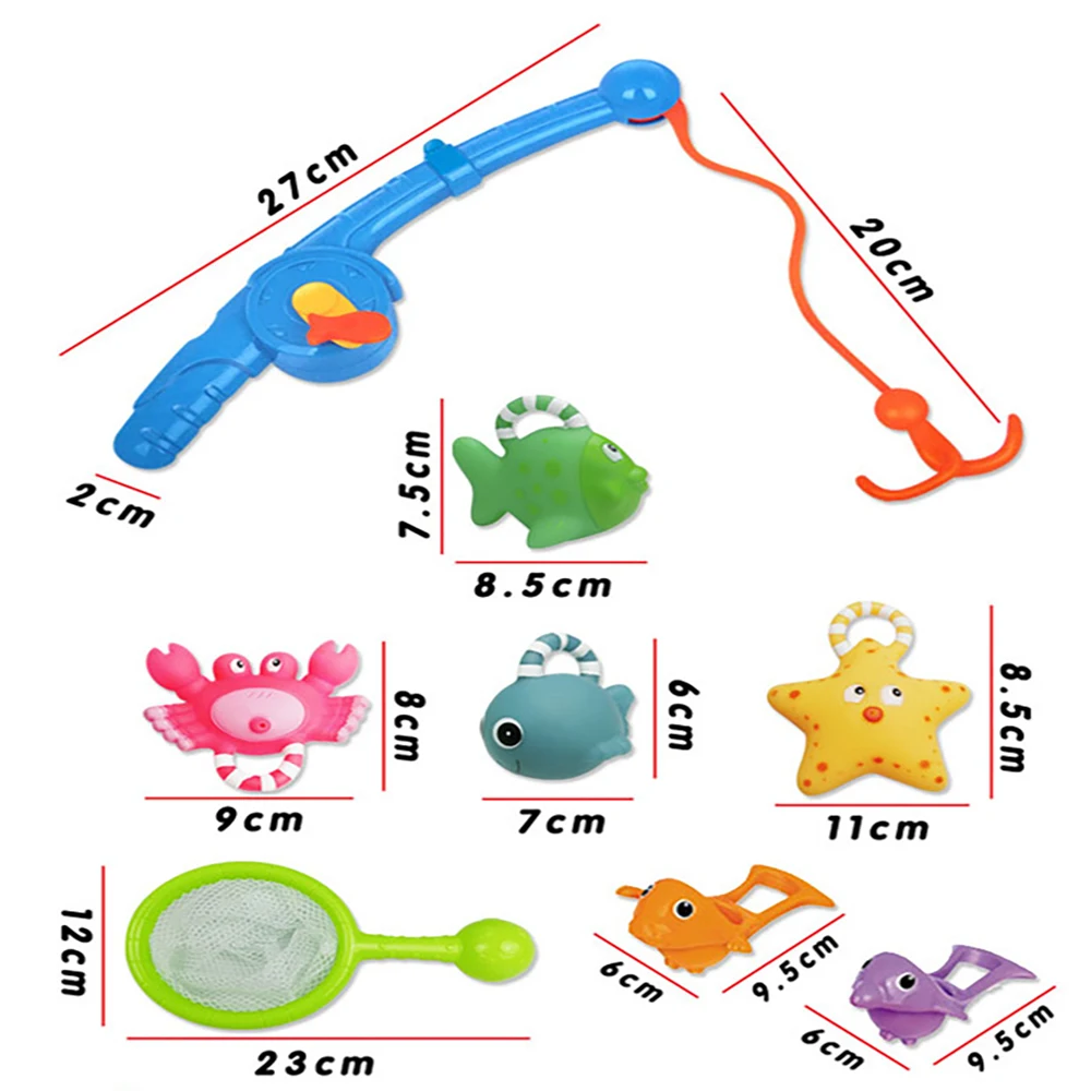 

Educational Toys Children Bathing and Playing In Water and Fishing Fishing Parent-child Outdoor Interactive Gift Set Gift 681