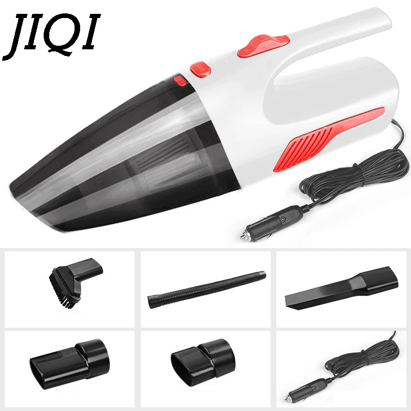 

JIQI Portable car vacuum cleaner Cyclonic Wet and Dry dual use handheld Car Vacuum DC12V 120W strong power