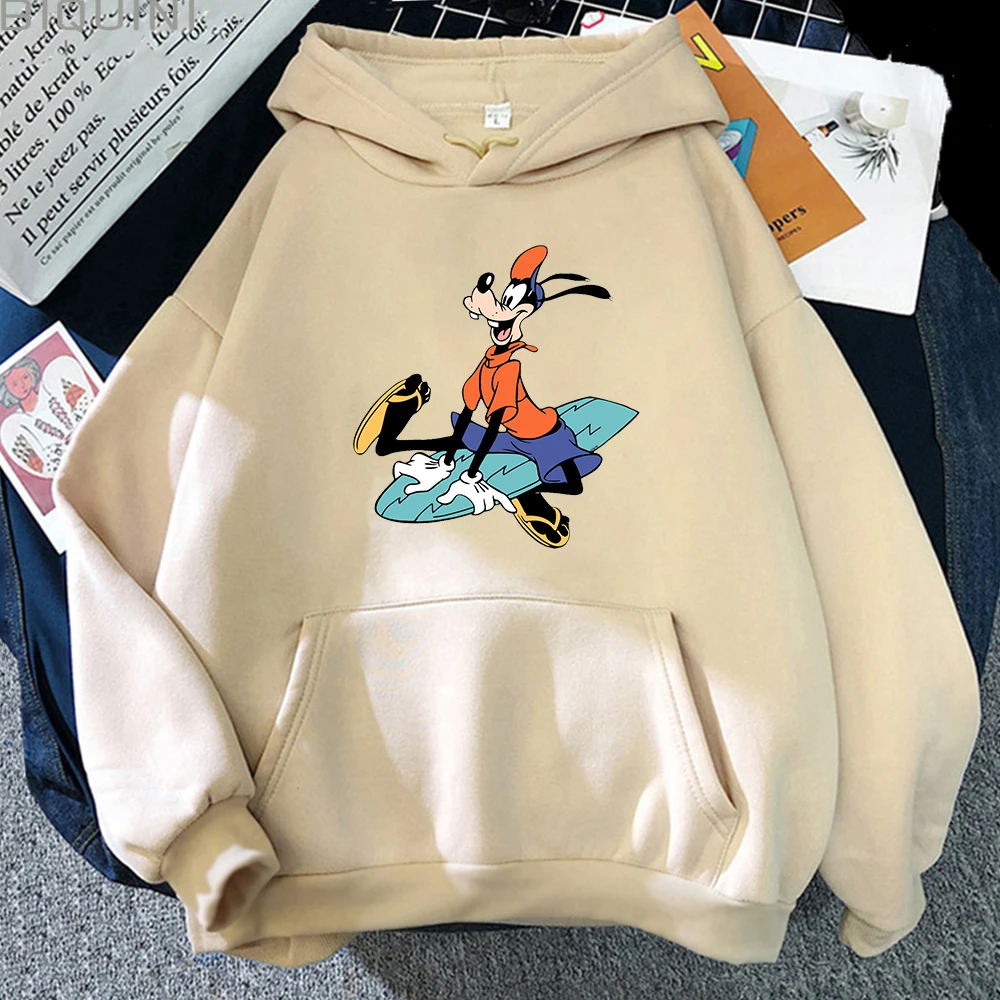 

Мужская Осенняя флисовая толстовка с капюшоном Goofy