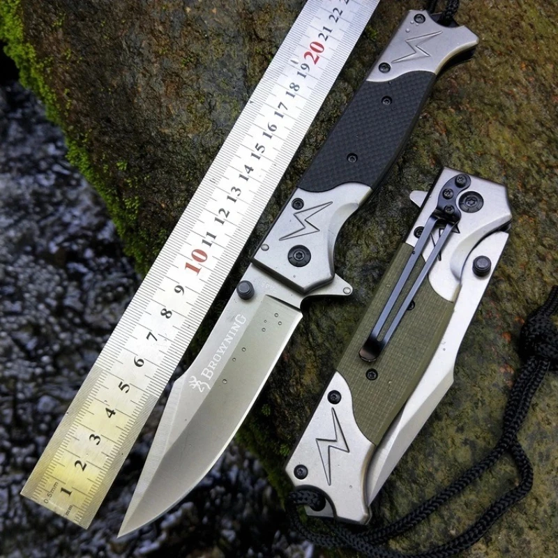 

Multifunctional Folding Knife High Hardness 5cr13mov Stainless Steel G10 Handle Camping Outdoor Survival Portable Fruit Knife