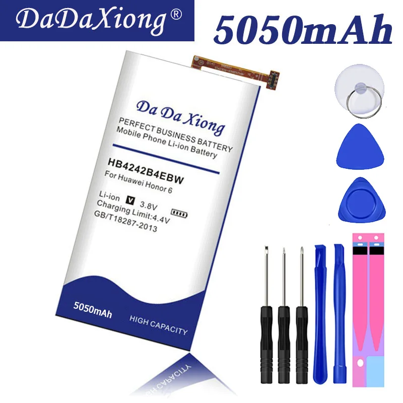 Оригинальный аккумулятор Da Xiong 5050 мА/ч HB4242B4EBW батарея для Huawei honor 6 H60 L01 L02 L11 L04